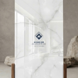 Gạch ốp lát ấn độ 60x120 trắng Onyx vân đá bóng kính