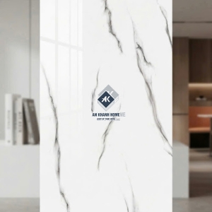 Gạch ốp lát ấn độ 60x120 trắng vân khói xám đen bóng kính