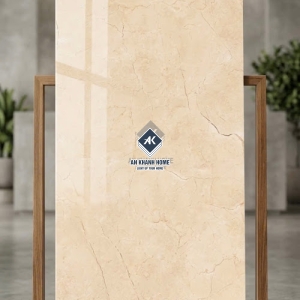Gạch ốp lát ấn độ 60x120 vàng kem bóng kính