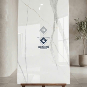 Gạch ốp lát ấn độ 80x160 vân đá trắng xám