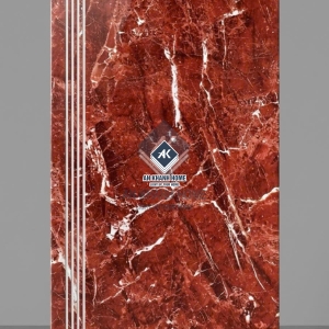 Gạch ốp lát bậc cầu thang 47x100cm đỏ vân đá trắng