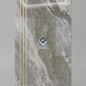 Gạch ốp lát cầu thang xám vân đá khắc kim nhũ vàng 47x120cm