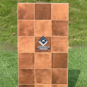 Gạch ốp tường 40x80 giả thẻ mix màu hiệu ứng