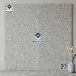 Gạch terrazzo xám nhạt 60x120 đá mờ kis cao cấp