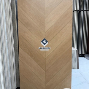 Gạch vân gỗ xương cá nâu nhạt 60x120 trung quốc