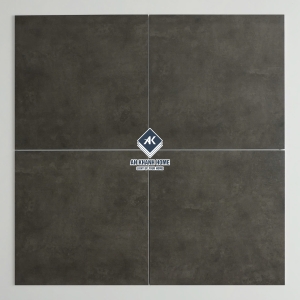 Gạch bông đơn sắc 30x30 màu xám đen vân xi măng loang bề mặt mờ