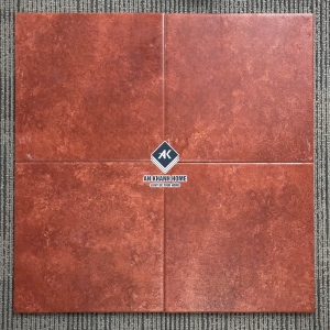 Gạch bông 20x20 màu đỏ đô trầm vân loang bề mặt mờ