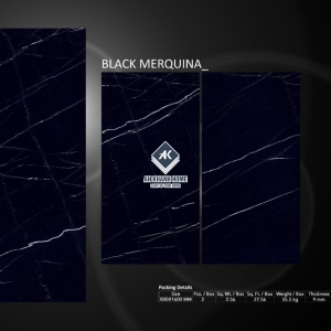 Gạch 80x160 đen bóng vân tia chớp Black Mequina siêu bóng