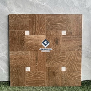 Gạch giả gỗ 60x60 ghép khối vuông marble trắng             