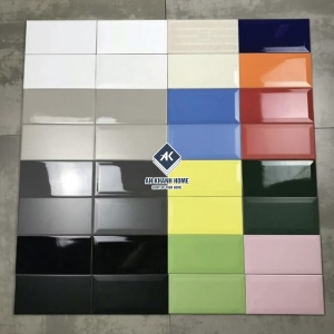 BST Gạch thẻ 75x150 mm vát cạnh xương men subway đơn sắc bóng