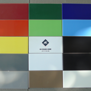 Tổng hơp thẻ 10x20 cm subway đơn sắc men bóng phẳng