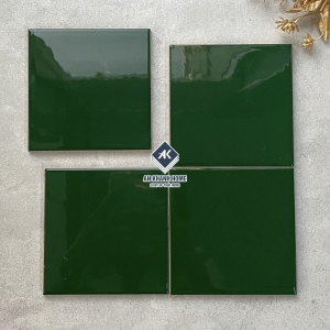 BST Gạch thẻ 10x10 cm subway đơn sắc men phẳng bóng