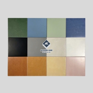 Bộ gạch bông màu đơn sắc 20x20 không vân bề mặt mờ
