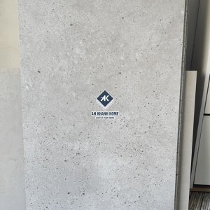 Gạch 60x120 Ấn Độ  AEON GREY SG-612.463C kem trắng vân terrazzo hạt nâu carving