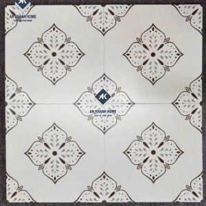 Mẫu gạch bông lát nền 40x40 hoa văn đối xứng sang trọng