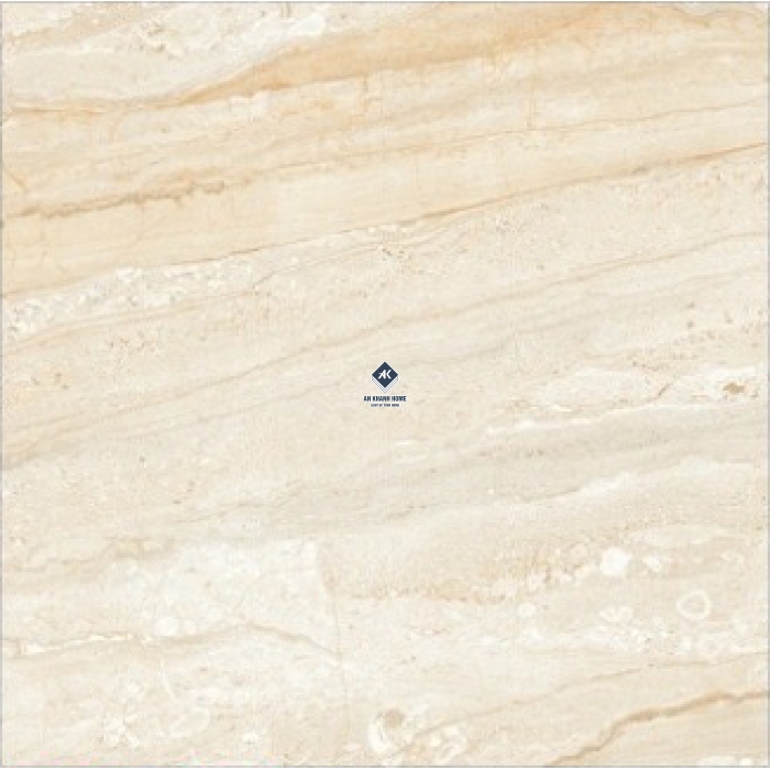 Gạch Ấn Độ 100x100 Màu Vàng Kem Vân Đá Marble Albania Beige Bề Mặt Bóng