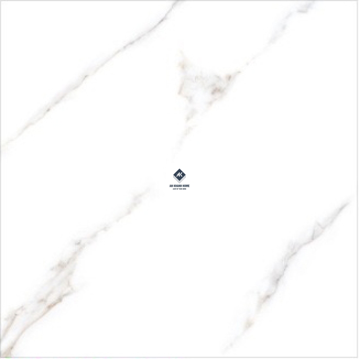 Gạch Ấn Độ 100x100 Màu Trắng Vân Đá Marble Emperald White Bề Mặt Bóng