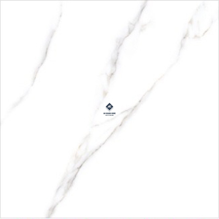 Gạch Ấn Độ 100x100 Màu Trắng Vân Đá Marble Emperald White Bề Mặt Bóng