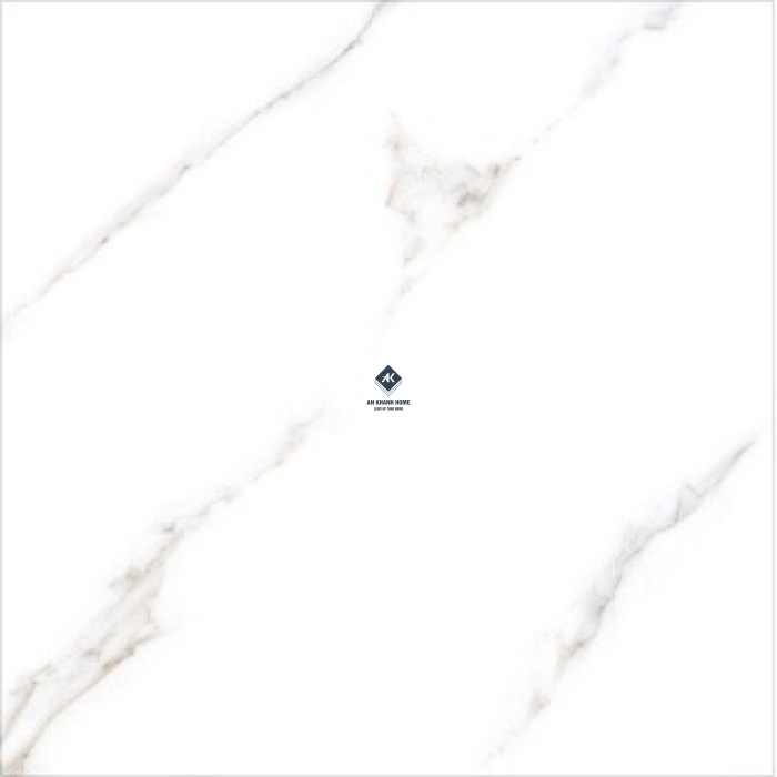 Gạch Ấn Độ 100x100 Màu Trắng Vân Đá Marble Emperald White Bề Mặt Bóng