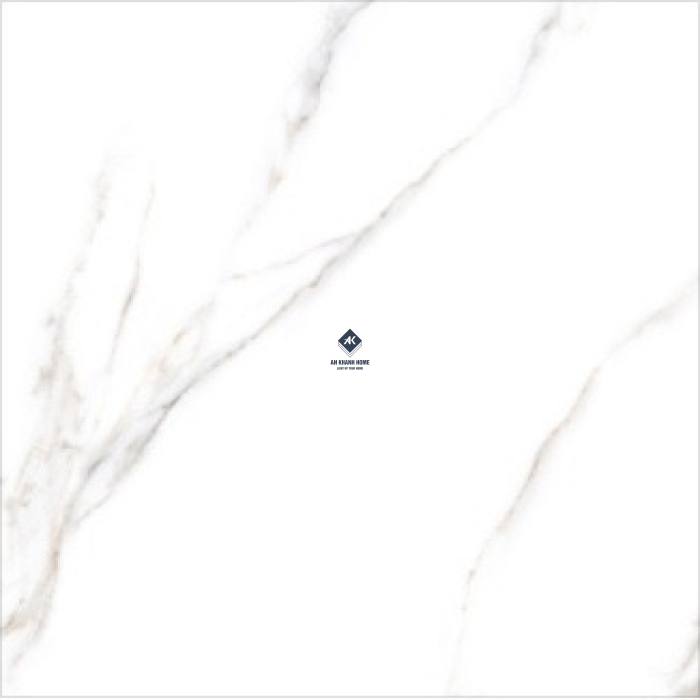 Gạch Ấn Độ 100x100 Màu Trắng Vân Đá Marble Emperald White Bề Mặt Bóng