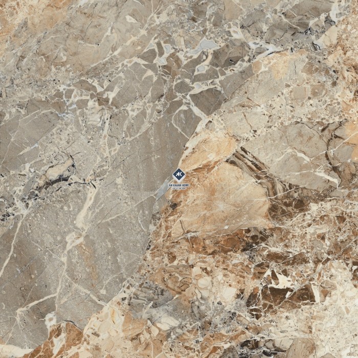 Gạch Ấn Độ 120x120 BRECCIA BLUE Bề Mặt Bóng