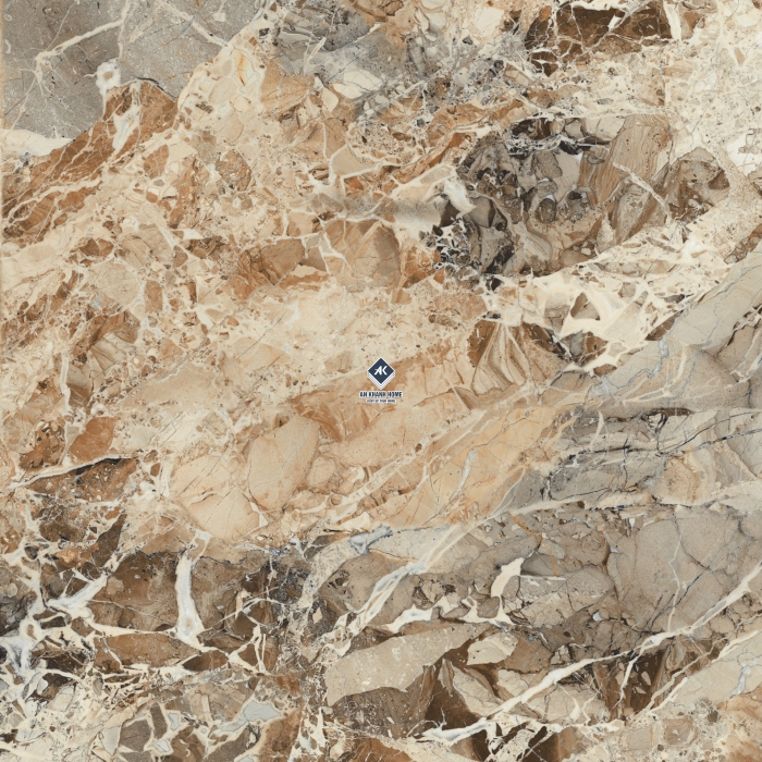 Gạch Ấn Độ 120x120 BRECCIA BLUE Bề Mặt Bóng