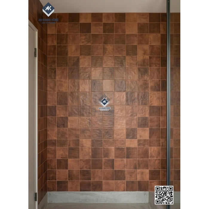 Gạch ốp tường 40x80 giả thẻ mix màu hiệu ứng