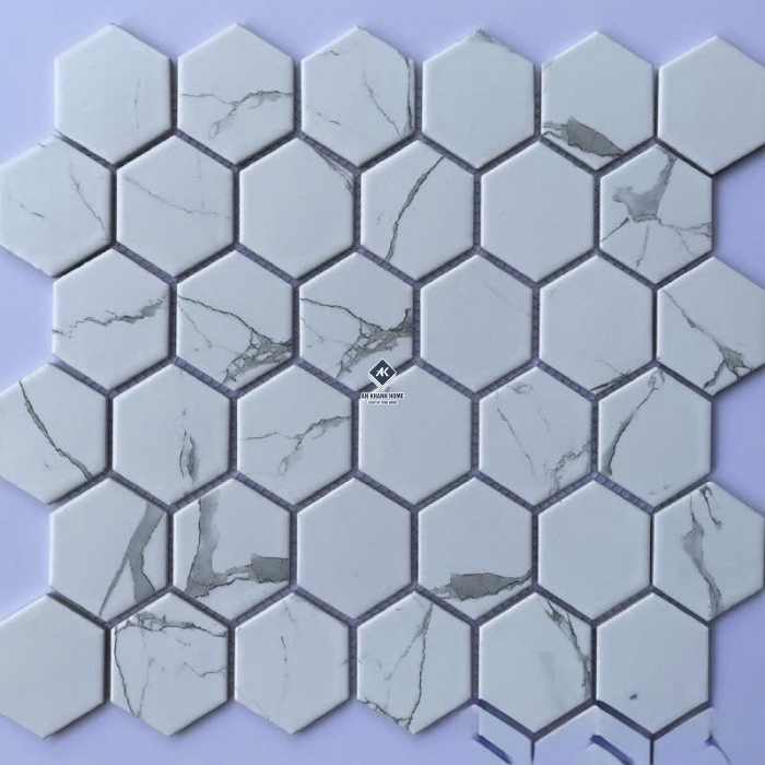 Gạch mosaic lục giác các màu