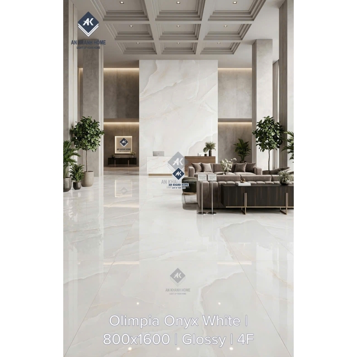 Gạch ốp lát ấn độ 80x160cm bóng kiếng vân đá xám nhạt