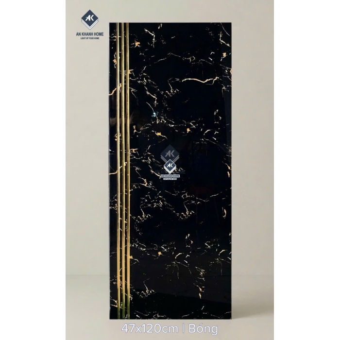 Gạch lát bậc cầu thang đen vân vàng cam 47x120 trung quốc
