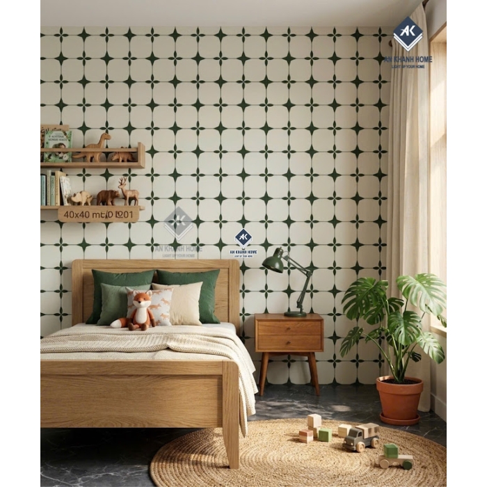 Gạch bông xương đá 40x40 trung quốc cao cấp