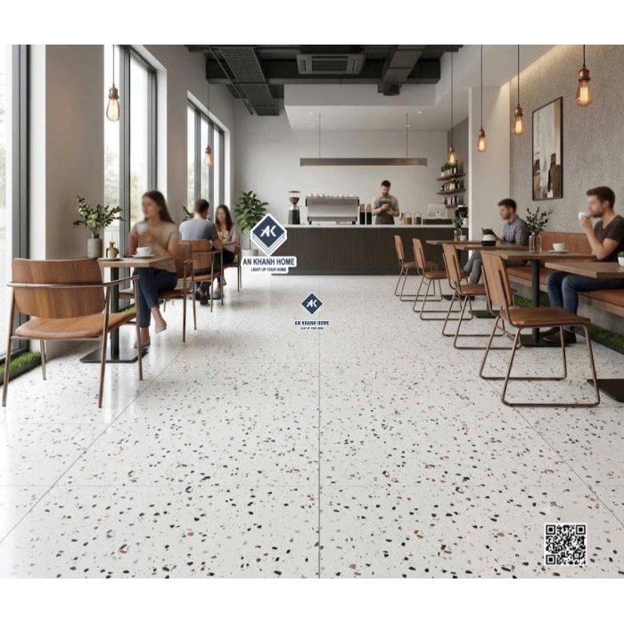 Gạch terrazzo nhiều màu 60x120 kis đá granite