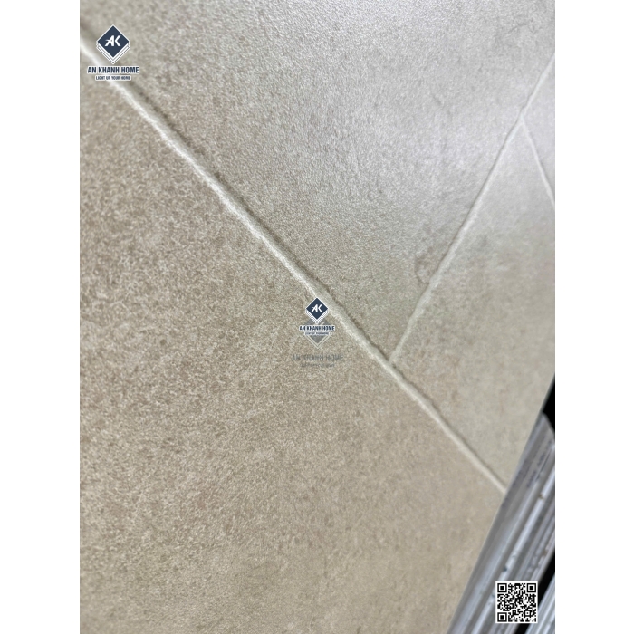 Gạch 60x120 Castle ghép Modul mix size màu kem mờ