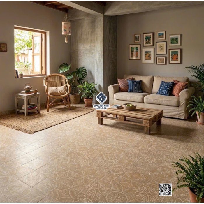 Gạch bông trang trí Decor 40x40cm hoa văn cổ điển
