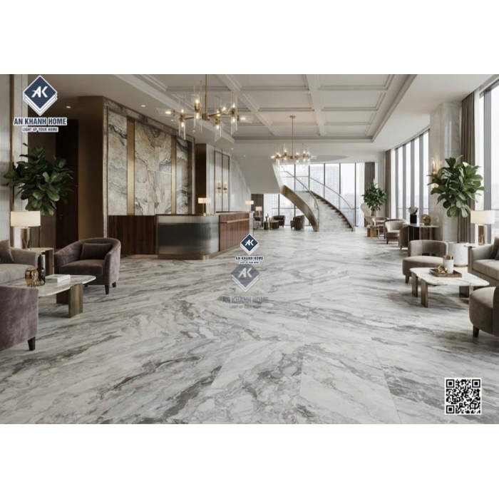Gạch Malaysia 60x120 mờ Baby Skin vân đá Marble