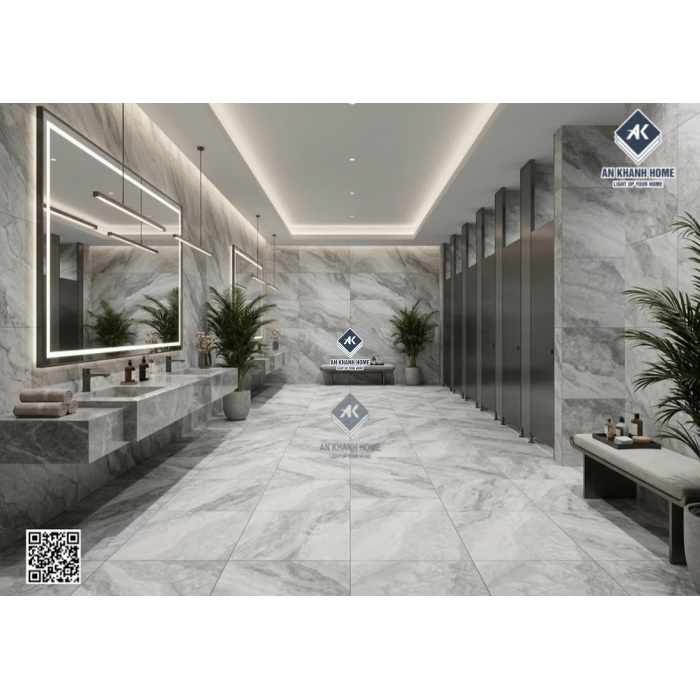 Gạch Malaysia 60x120 mờ Baby Skin vân đá Marble