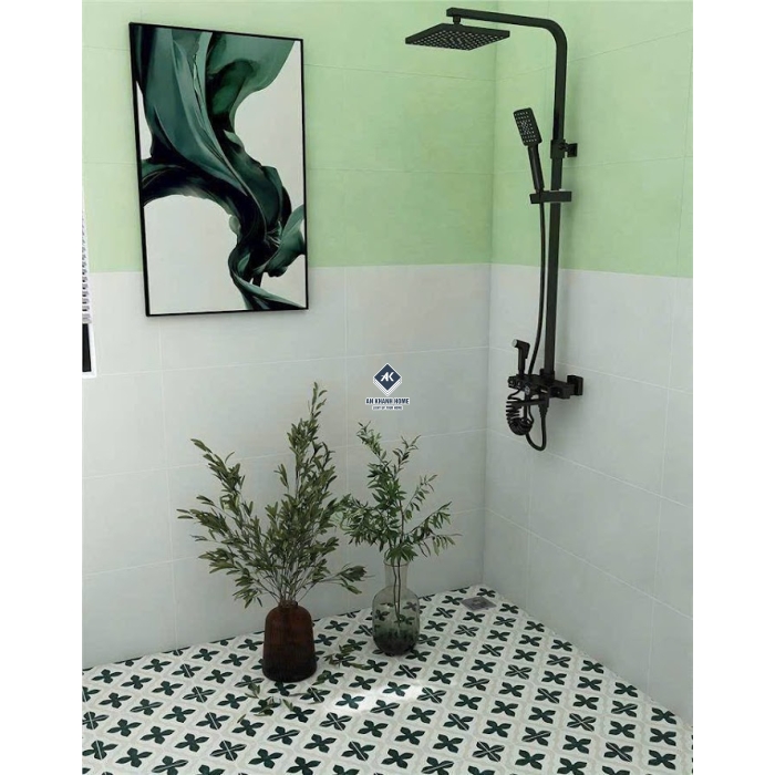 Gạch bông cổ điển tối giản 30x30 đá mờ