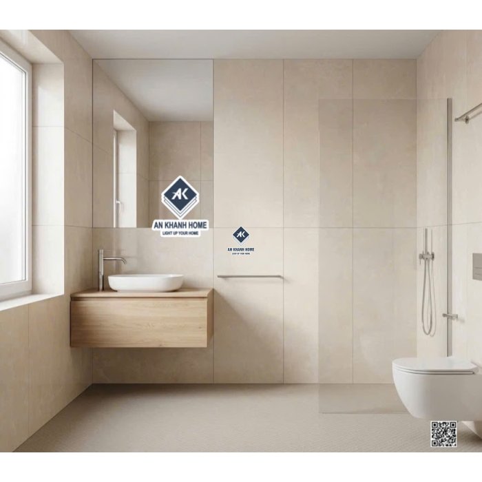 Gạch granite đá mờ kis 60x120 màu vàng kem