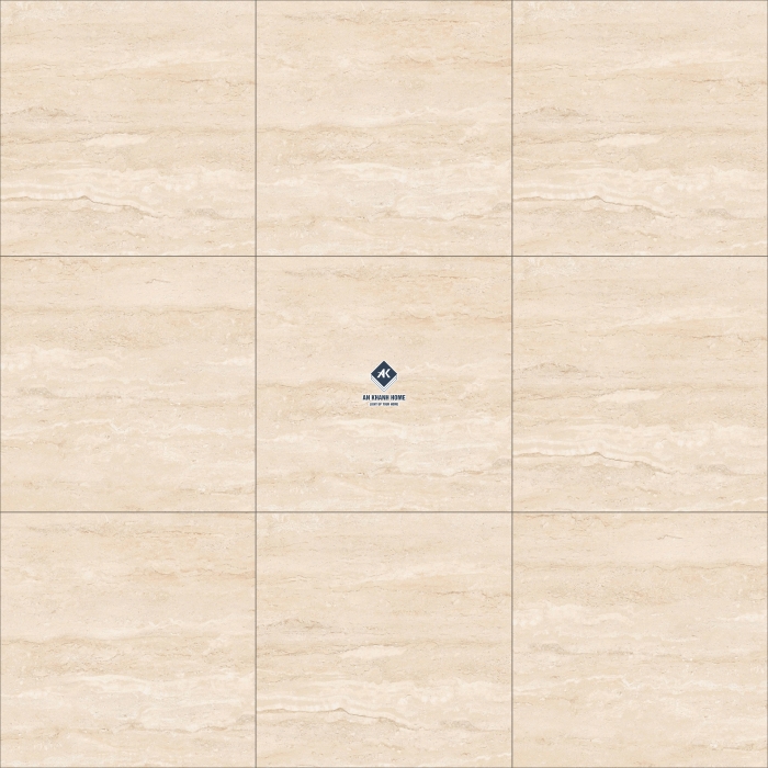 Gạch 80x80 Màu Kem DAZZY TRAVERTINO Bề Mặt Bóng