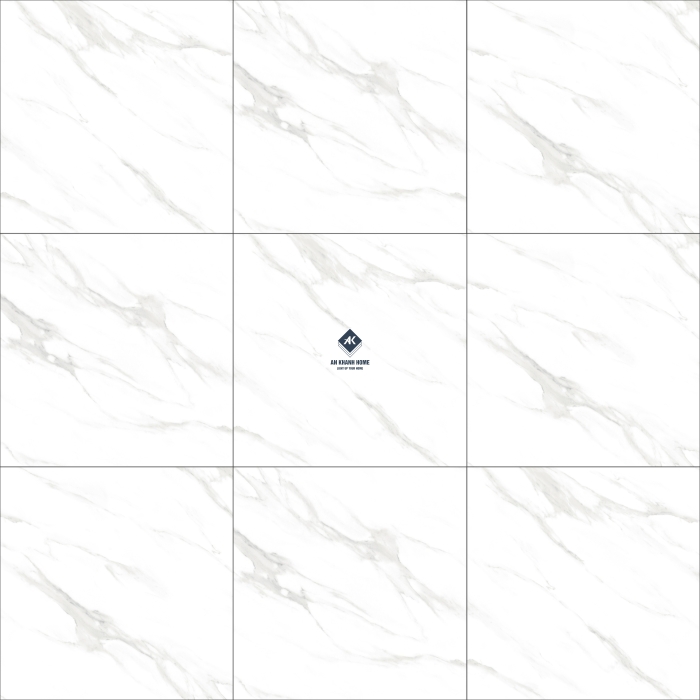 Gạch Ấn Độ 80x80 Màu Trắng Vân Đá Marble STATUARIO ELITE Bề Mặt Bóng