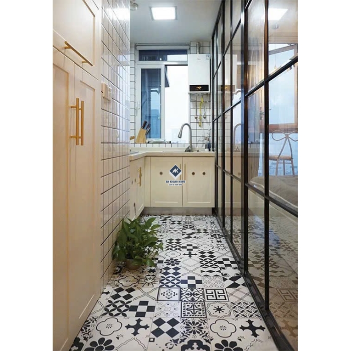 Gạch bông 30x30 mix hỗn hợp hoa văn cổ điển