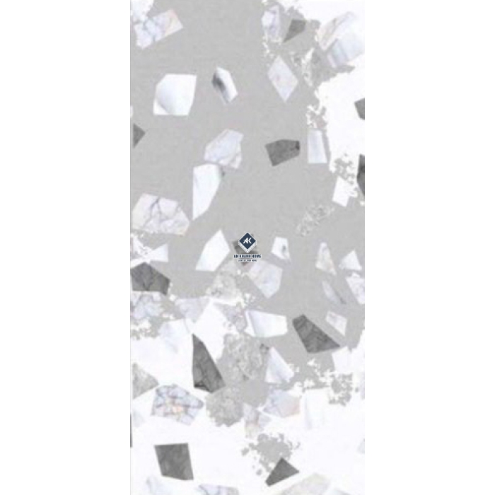 Gạch Ấn Độ 60x120 Terrazzo White AKGH 12042M Bề Mặt Mờ