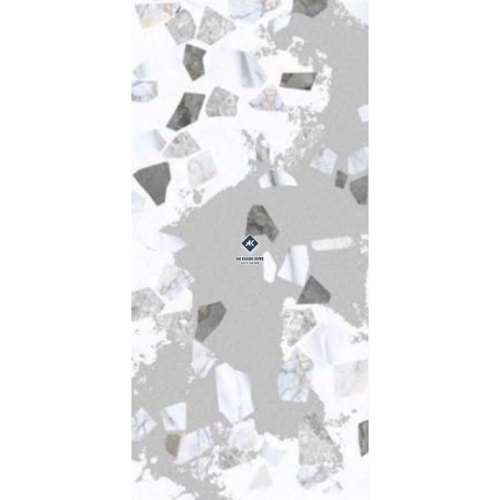Gạch Ấn Độ 60x120 Terrazzo White AKGH 12042M Bề Mặt Mờ