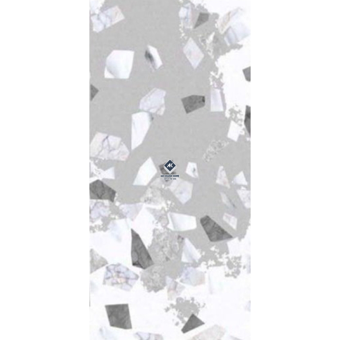 Gạch Ấn Độ 60x120 Terrazzo White AKGH 12042M Bề Mặt Mờ