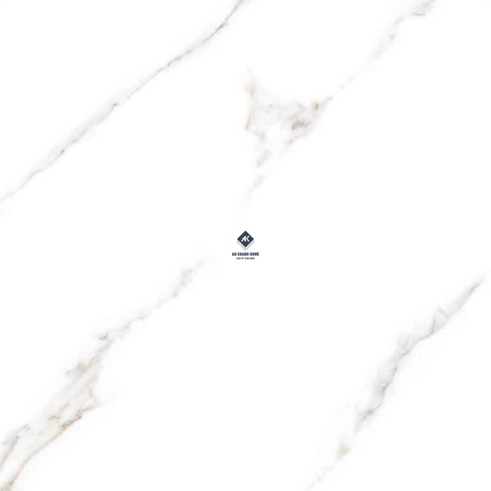 Gạch Ấn Độ 80x80 Màu Trắng Vân Đá Mable Emperald White AK-80.002 Bề Mặt Bóng