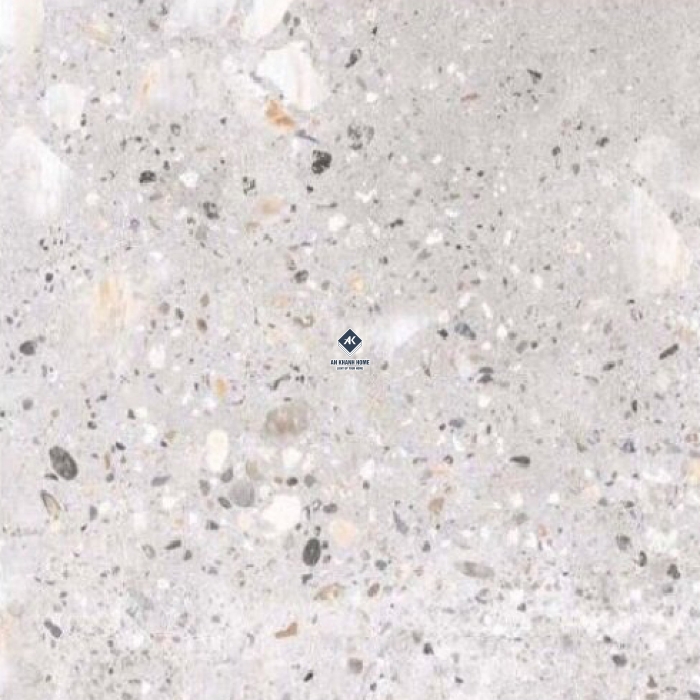 Gạch Ấn Độ 80x80 Vân Terrazzo TORINO LIGHT AK-80.024 Bề Mặt Mờ