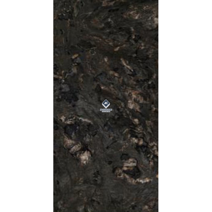 Gạch Ấn Độ 80x160 Màu Xám Đen Vân Đá Pisenza Nero AVA-816.D09 Bề Mặt Bóng