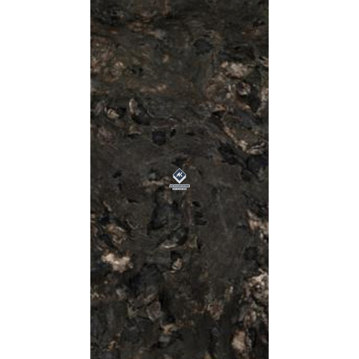 Gạch Ấn Độ 80x160 Màu Xám Đen Vân Đá Pisenza Nero AVA-816.D09 Bề Mặt Bóng