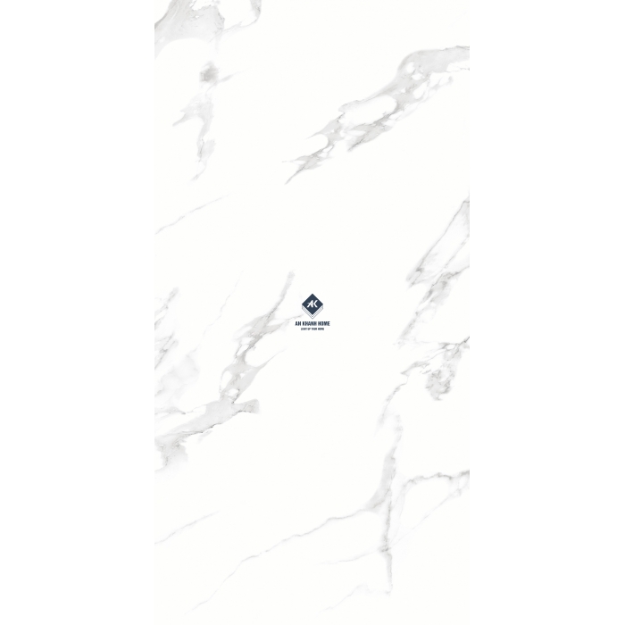 Gạch Ấn Độ 60x120 Trắng Vân Đá Marble Carrara Bianco Bề Mặt Siêu Bóng