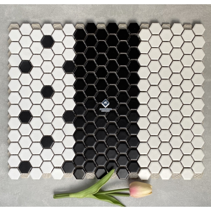 Gạch mosaic lục giác nhỏ